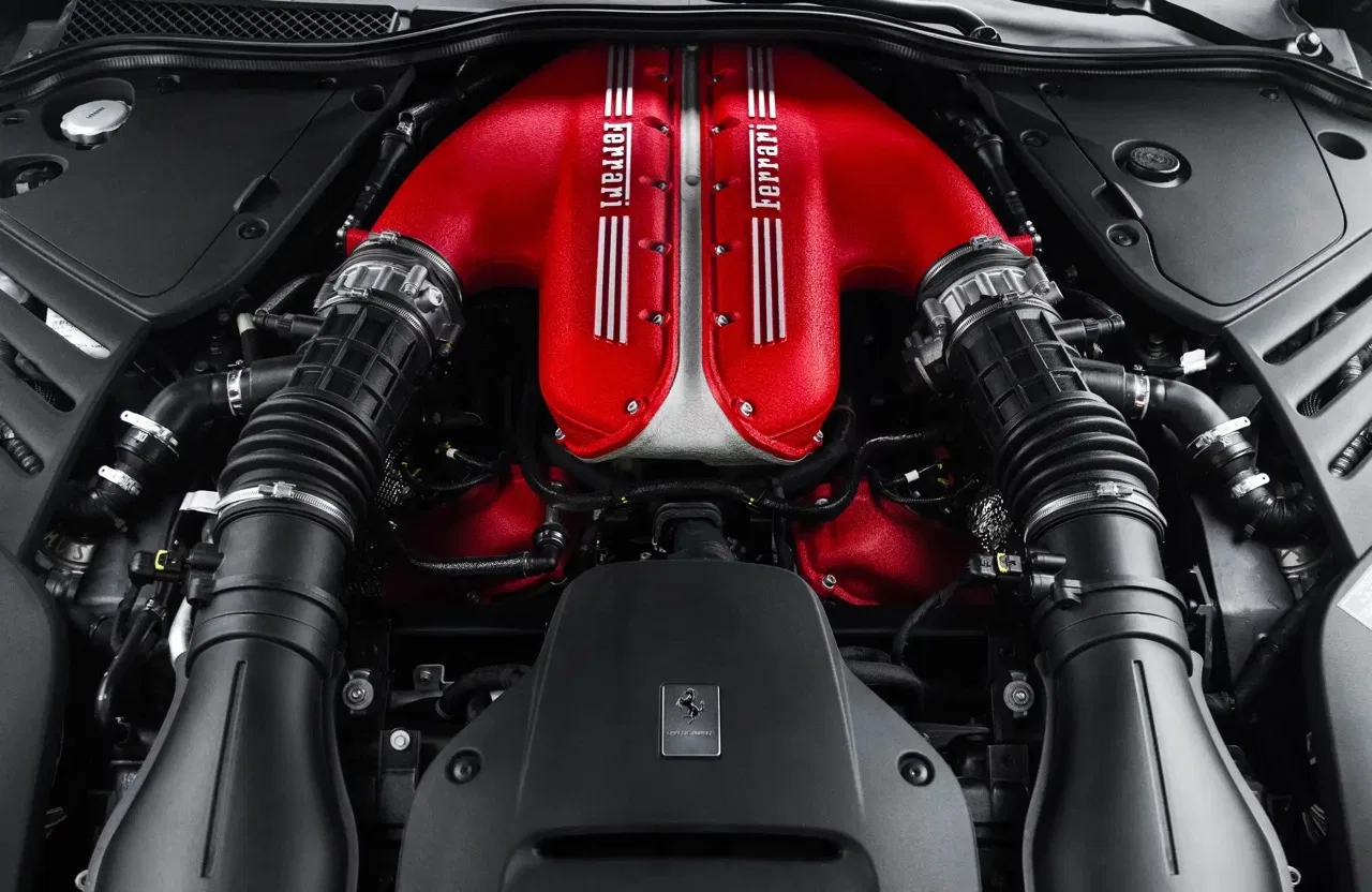 2023 Ferrari 812 Competizione A engine