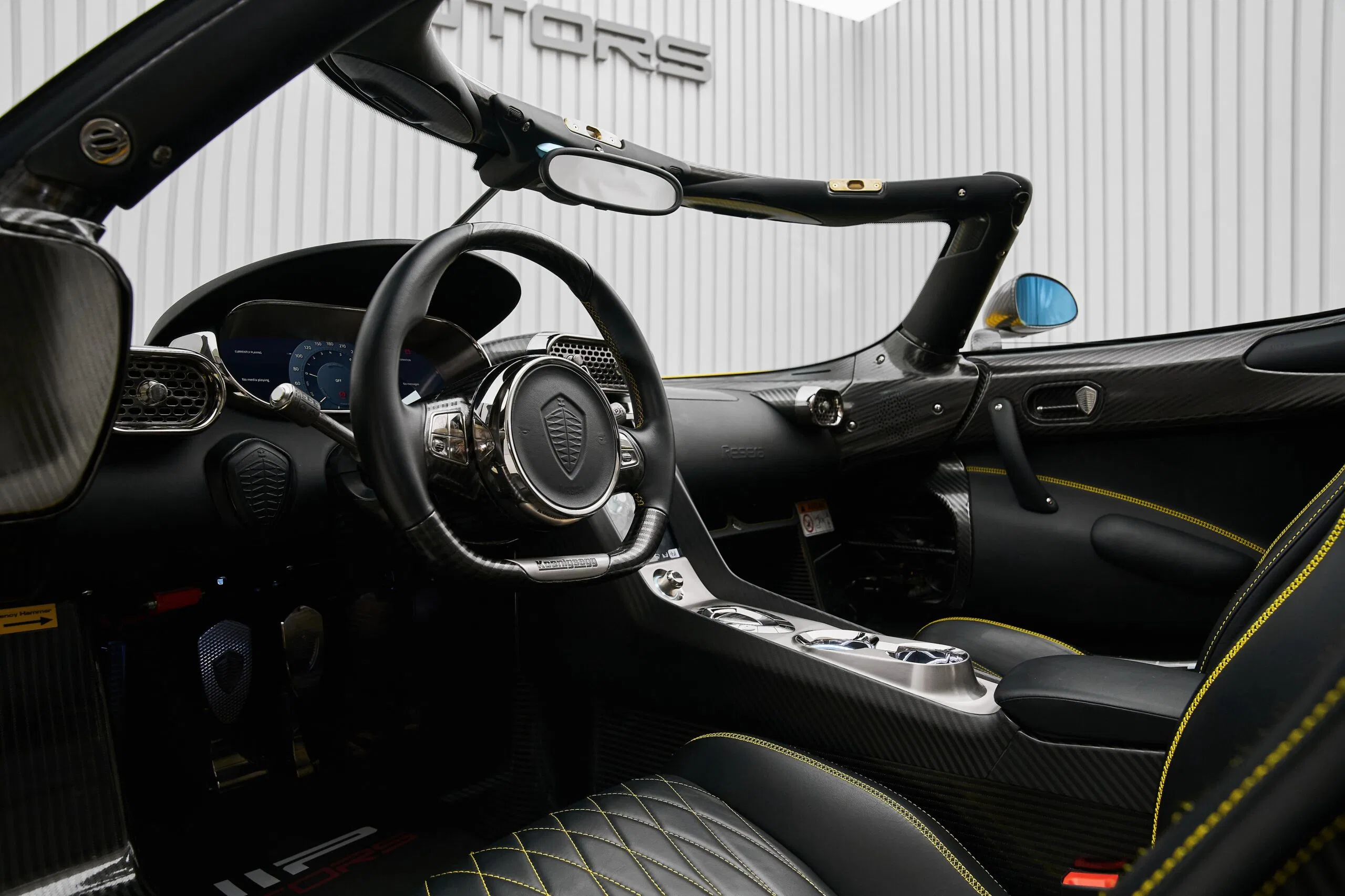 2019 Koenigsegg Regera interior, dashboard