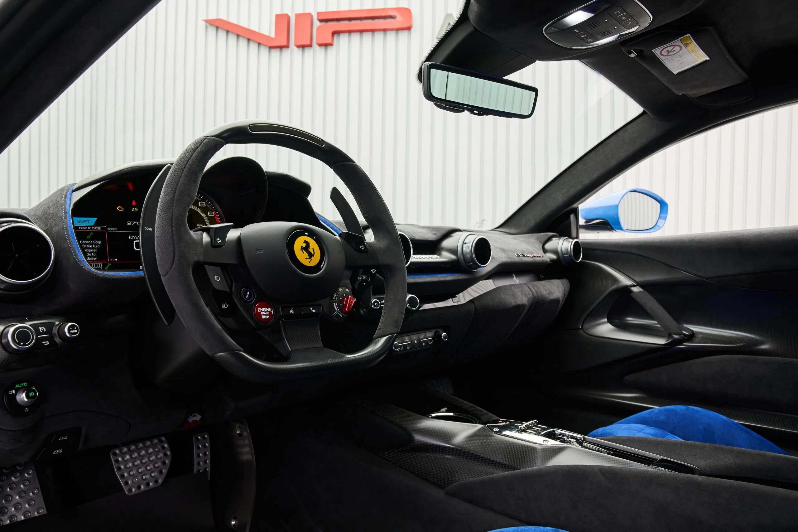 2023 Ferrari 812 Competizione interior, dashboard