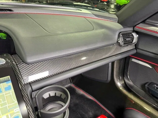 2015 Porsche 918 Spyder Weissach interior, door panel