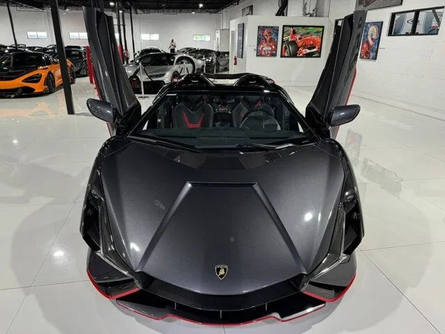 2021 Lamborghini Sian Roadster for sale, exterior, Oro Electrum