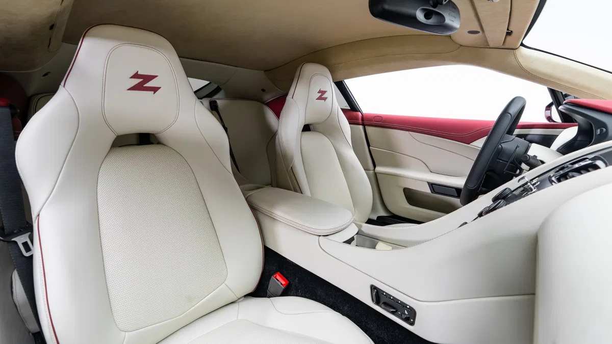 2018 Aston Martin Vanquish Zagato interior, seats, Beige