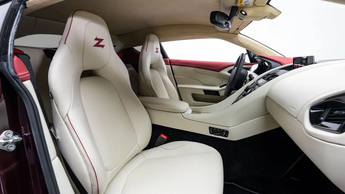 2018 Aston Martin Vanquish Zagato interior, seats, Beige