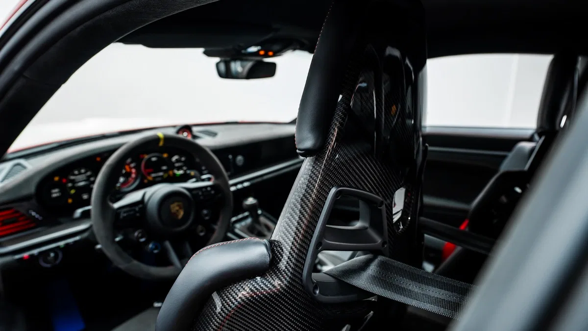 2024 Porsche 911 GT3 RS interior, Black