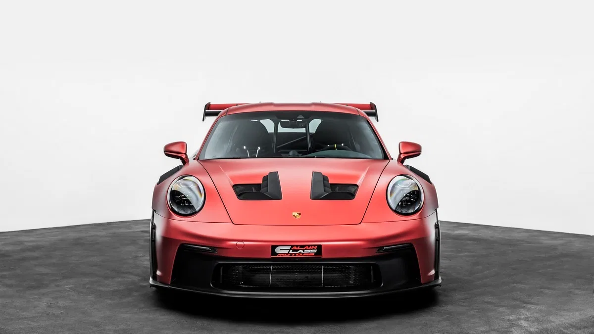 2024 Porsche 911 GT3 RS for sale, exterior, Guards Red & Grey