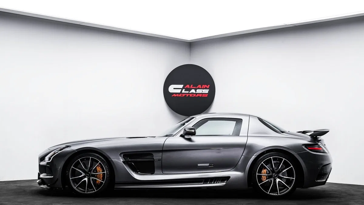 2014 Mercedes-AMG SLS Black Series for sale, exterior, Imola Grey Metallic