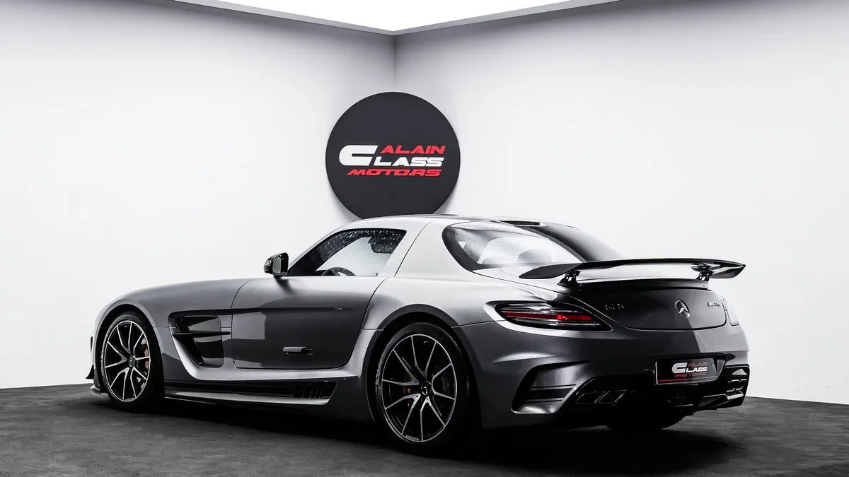 2014 Mercedes-AMG SLS Black Series for sale, exterior, Imola Grey Metallic