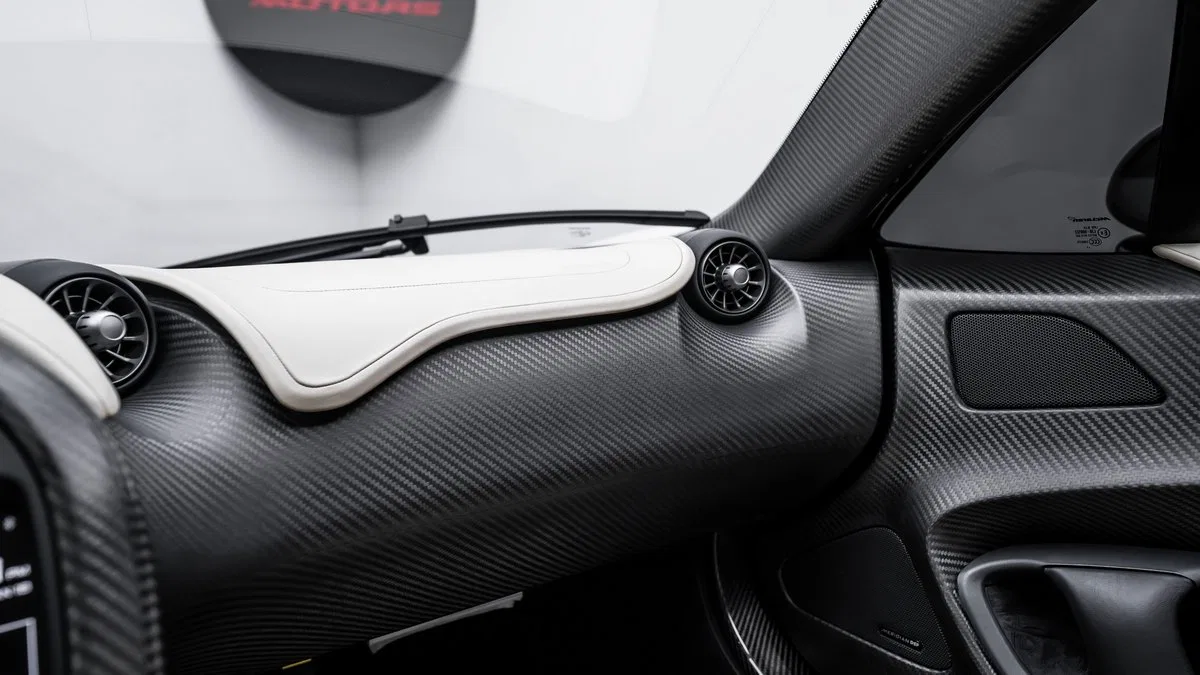 2014 McLaren P1 interior, White & Black