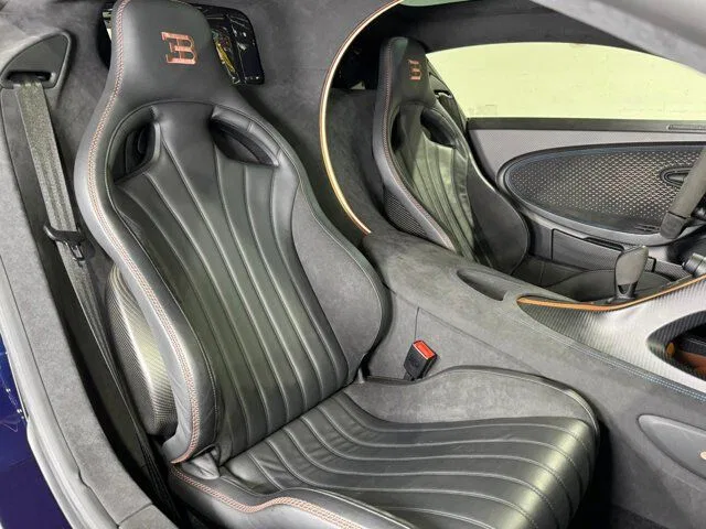 2021 Bugatti Chiron Pur Sport interior, seats