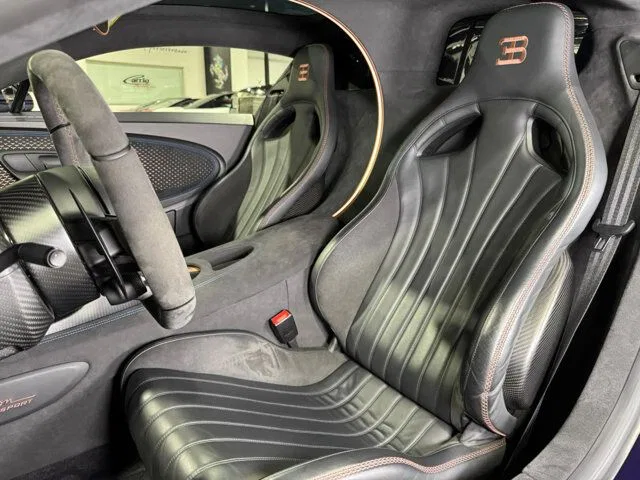 2021 Bugatti Chiron Pur Sport interior, seats