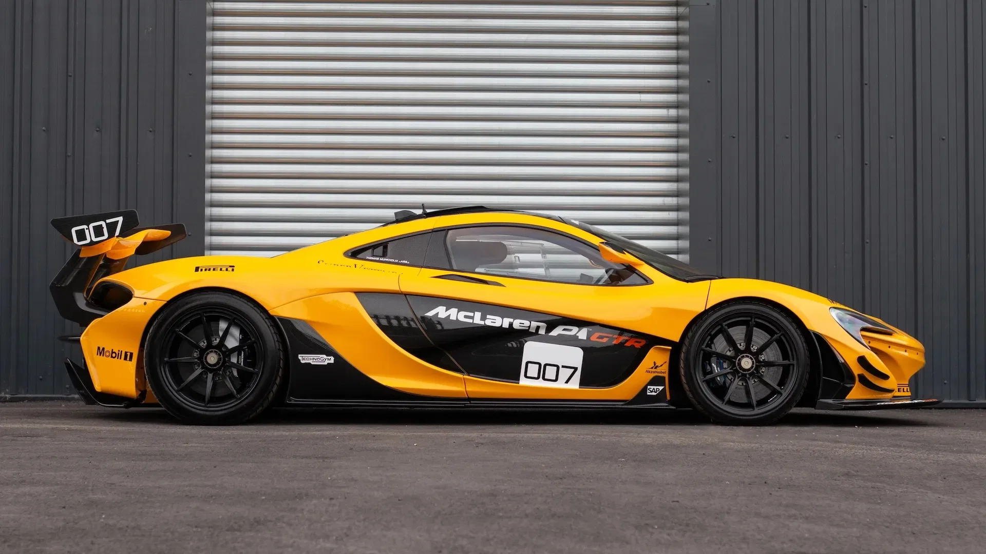 2015 McLaren P1 GTR for sale, exterior, Yellow