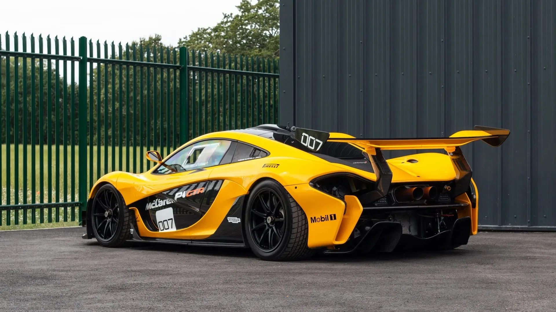 2015 McLaren P1 GTR for sale, exterior, Yellow