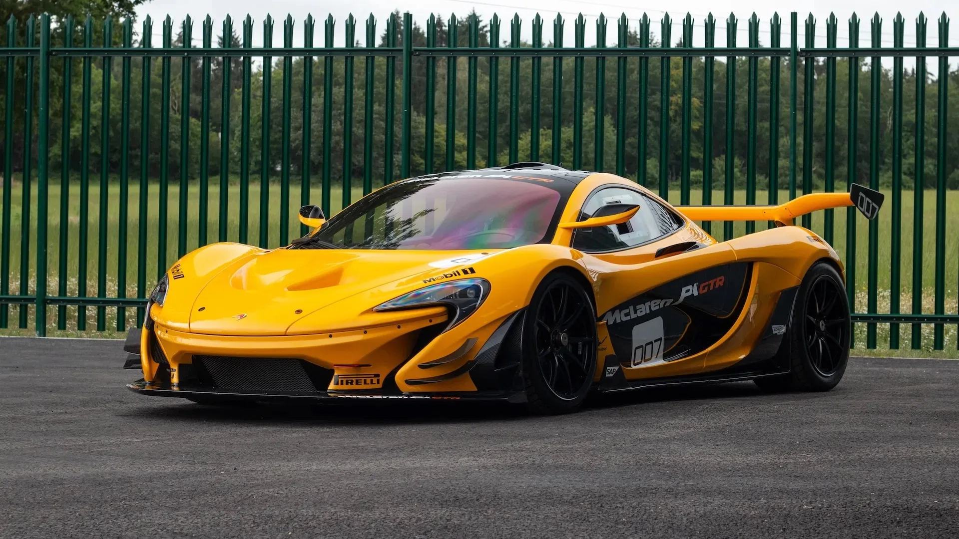 2015 McLaren P1 GTR for sale, exterior, Yellow