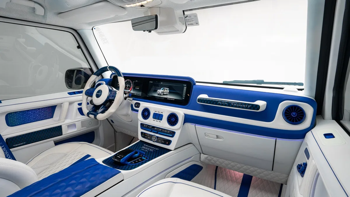 2023 Mansory G-Class Gronos 4x4² interior, dashboard