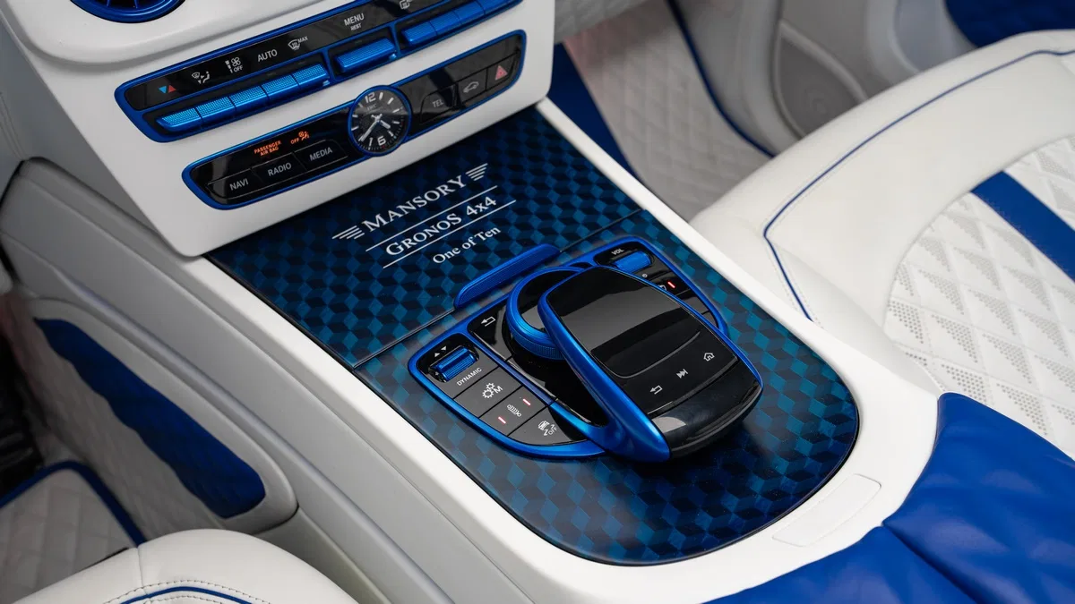 2023 Mansory G-Class Gronos 4x4² interior, center console