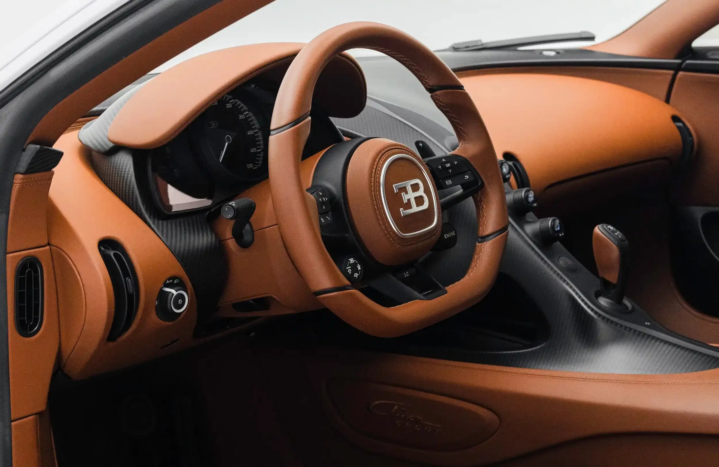 2021 Bugatti Chiron Sport 2021 interior, Brown