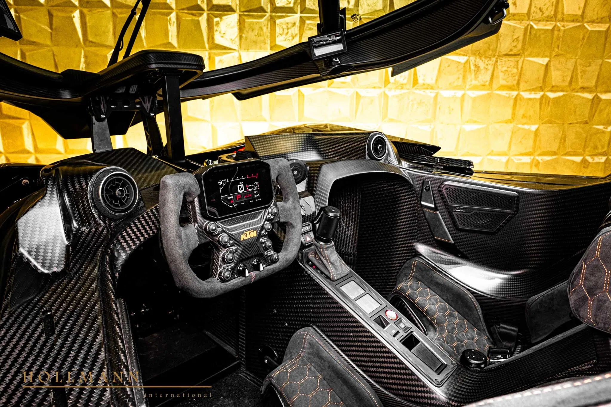 2025 KTM X-BOW GT-XR interior, dashboard, Black