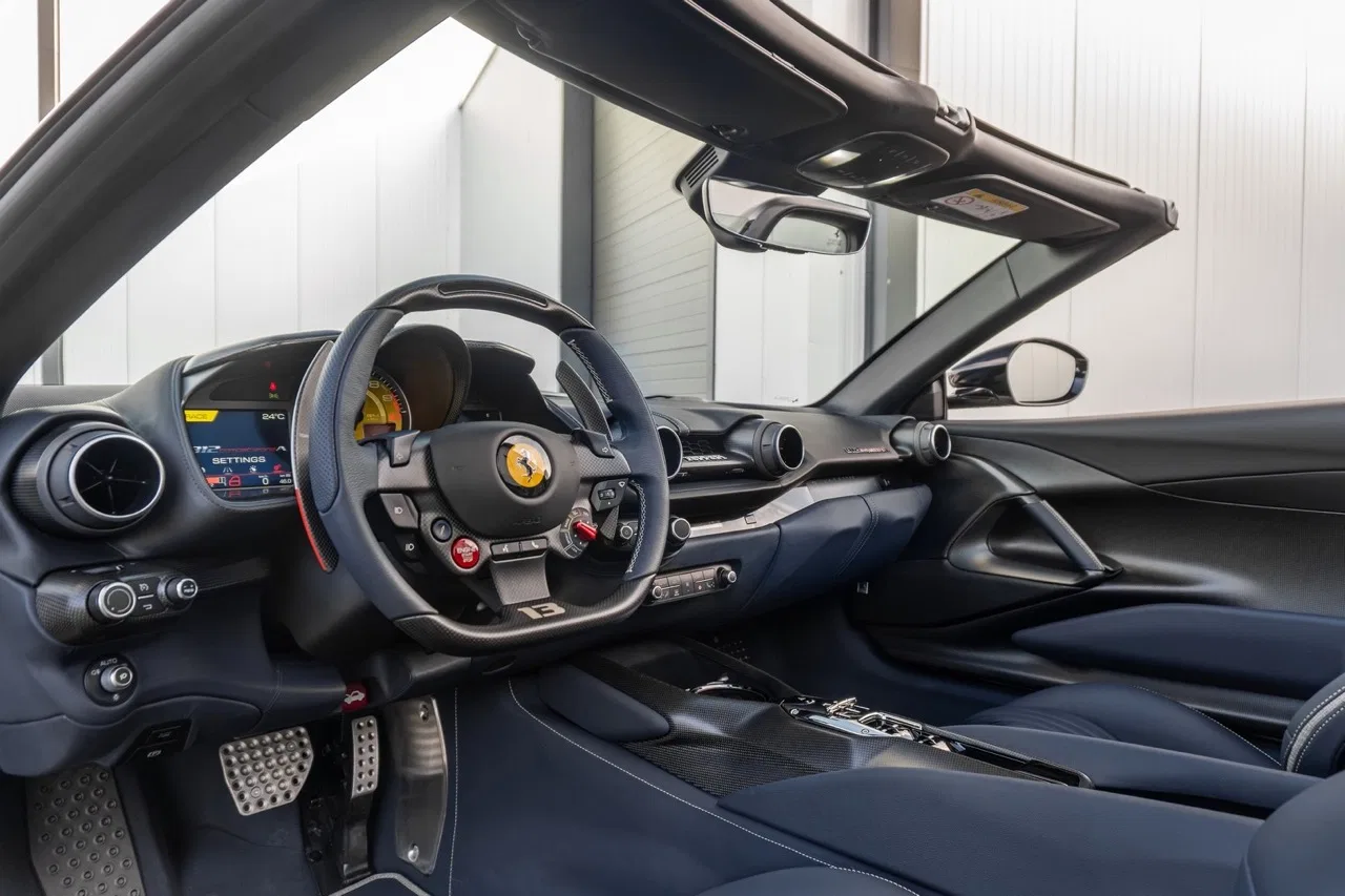 2024 Ferrari 812 Competizione Aperta interior, dashboard