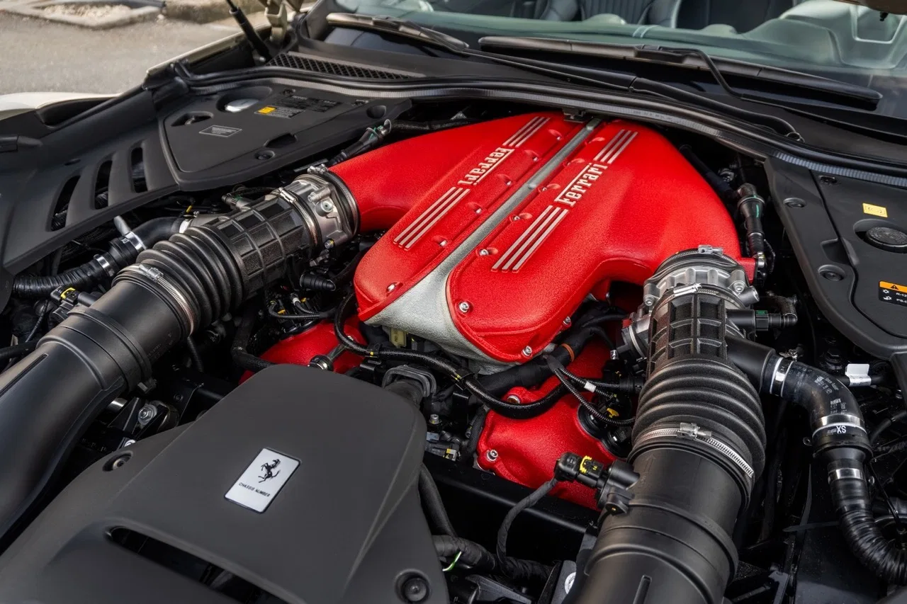 2024 Ferrari 812 Competizione Aperta engine