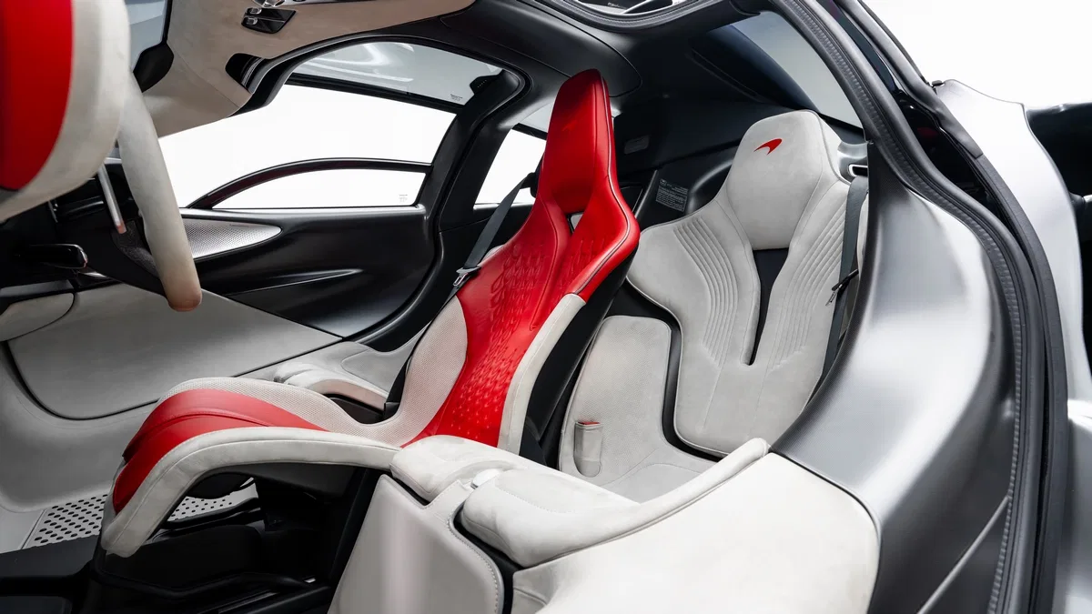 2020 McLaren Speedtail interior, seats