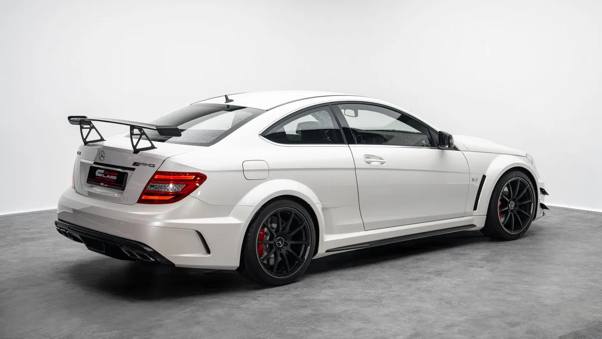 2012 C63 AMG Black Series for sale, exterior, White