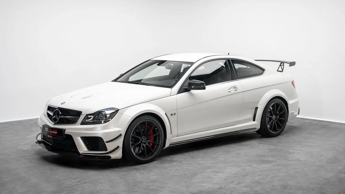 2012 C63 AMG Black Series for sale, exterior, White