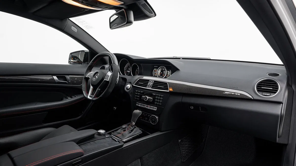 2012 C63 AMG Black Series interior, dashboard