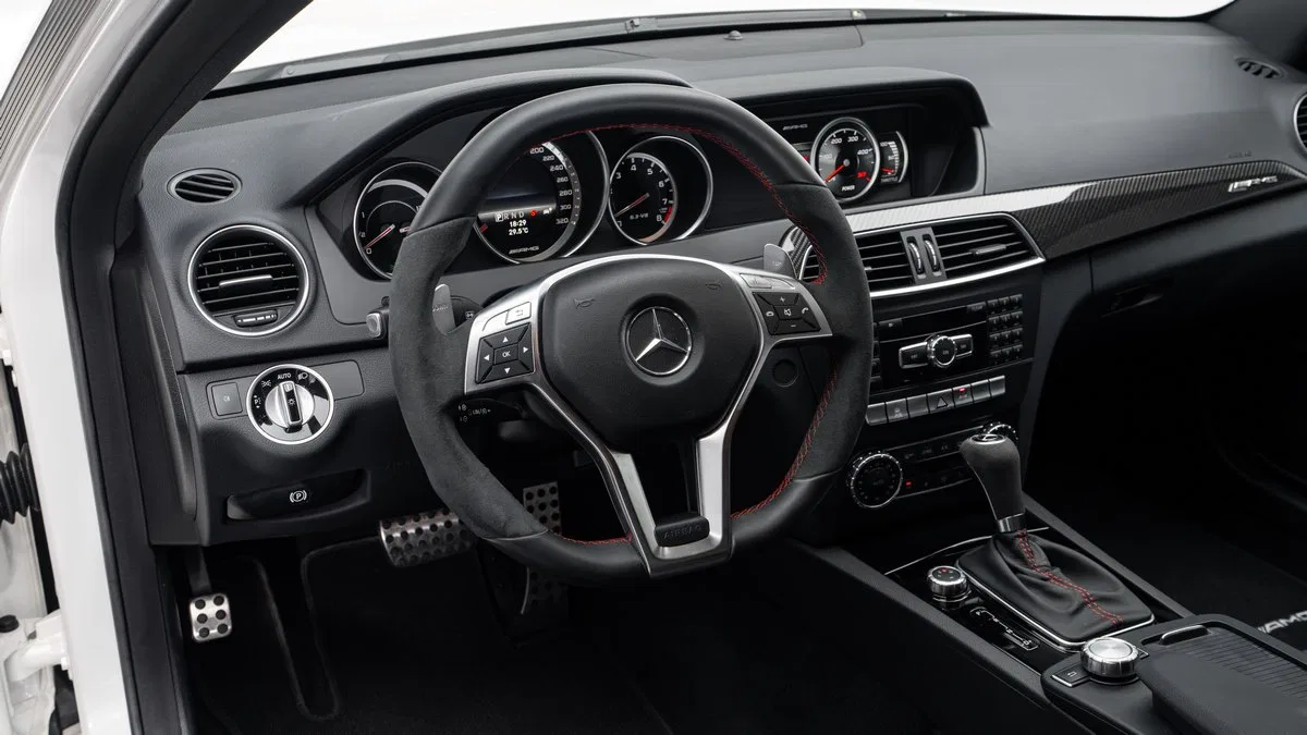 2012 C63 AMG Black Series interior, dashboard