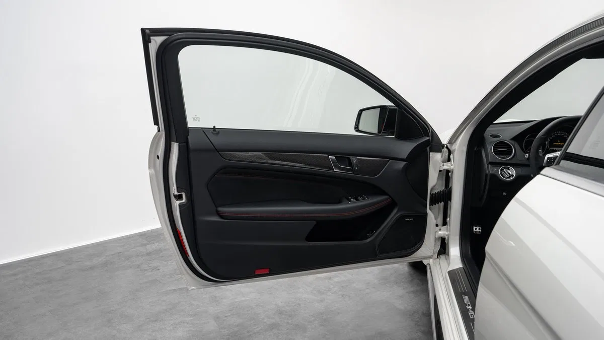 2012 C63 AMG Black Series interior, door panel