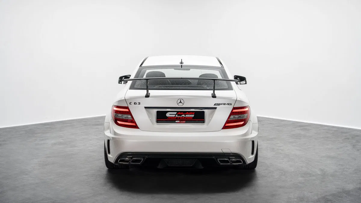 2012 C63 AMG Black Series for sale, exterior, White