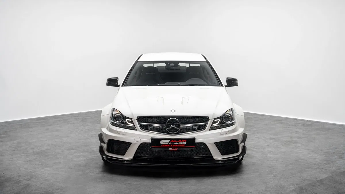 2012 C63 AMG Black Series for sale, exterior, White