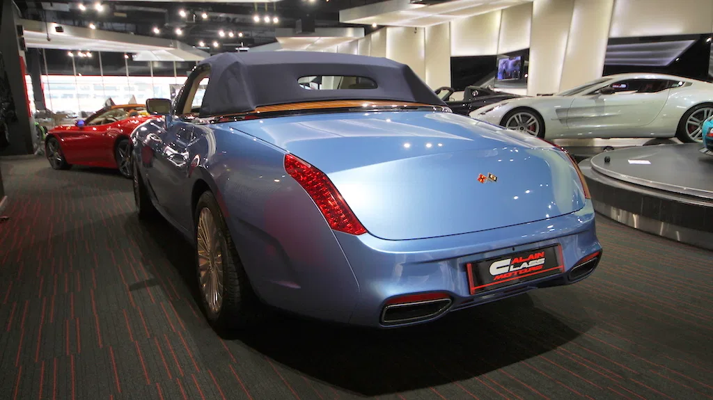 2008 ROLLS-ROYCE Phantom Drophead Pininfarina for sale, exterior, Blue