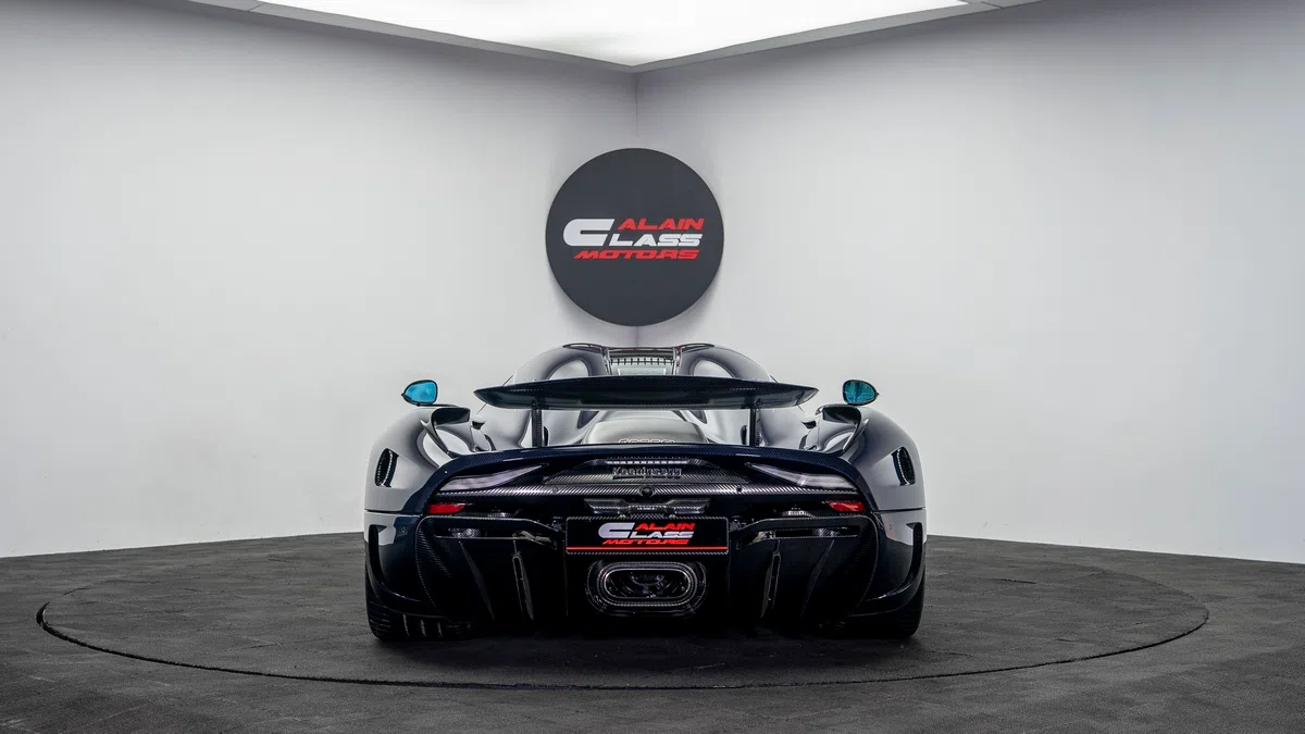 2019 Koenigsegg Regera for sale, exterior, Exposed Blue Carbon