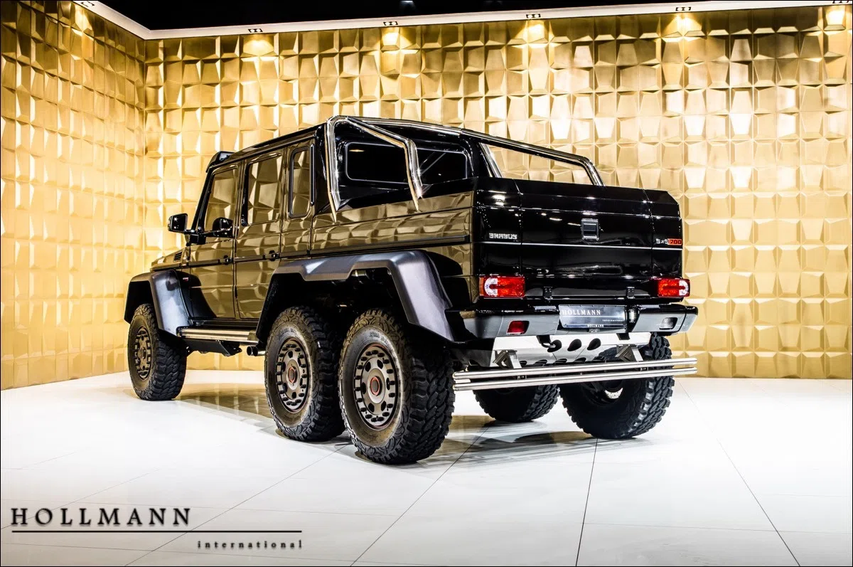 2016 BRABUS G 700 6x6 for sale, exterior, Obsidianschwarz Metallic