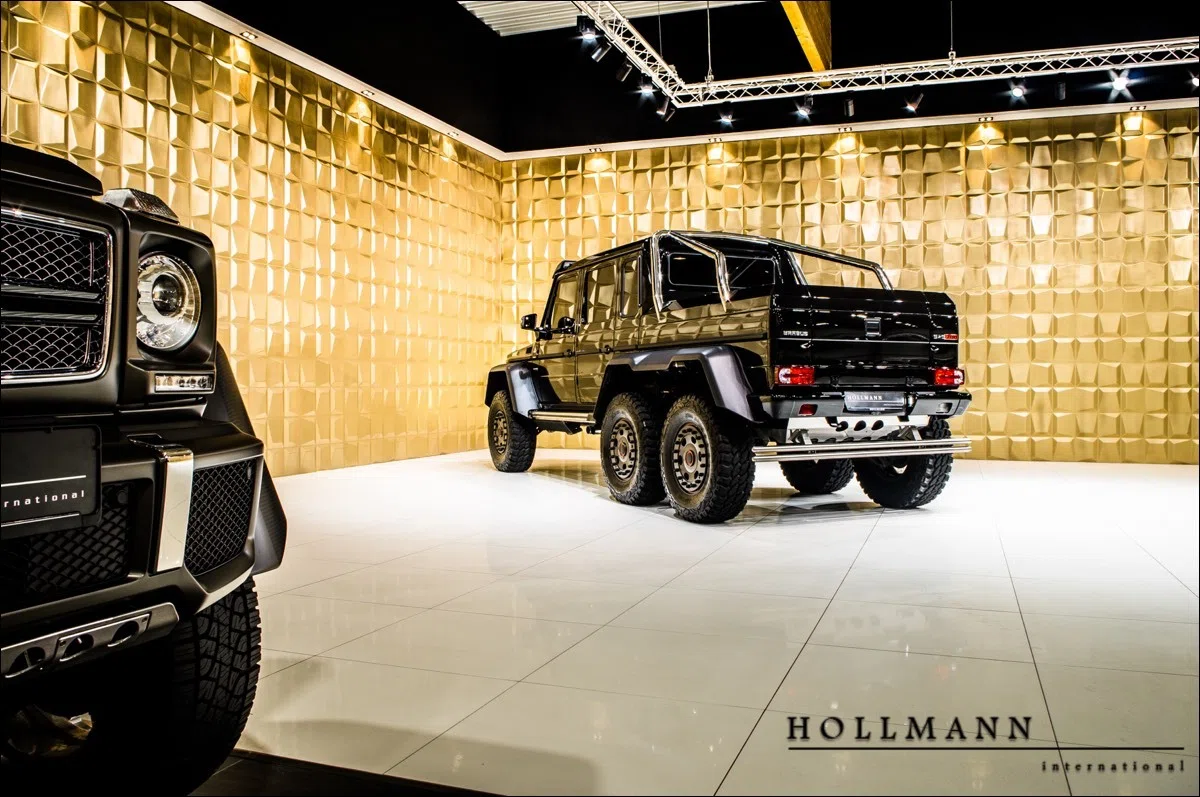 2016 BRABUS G 700 6x6 for sale, exterior, Obsidianschwarz Metallic