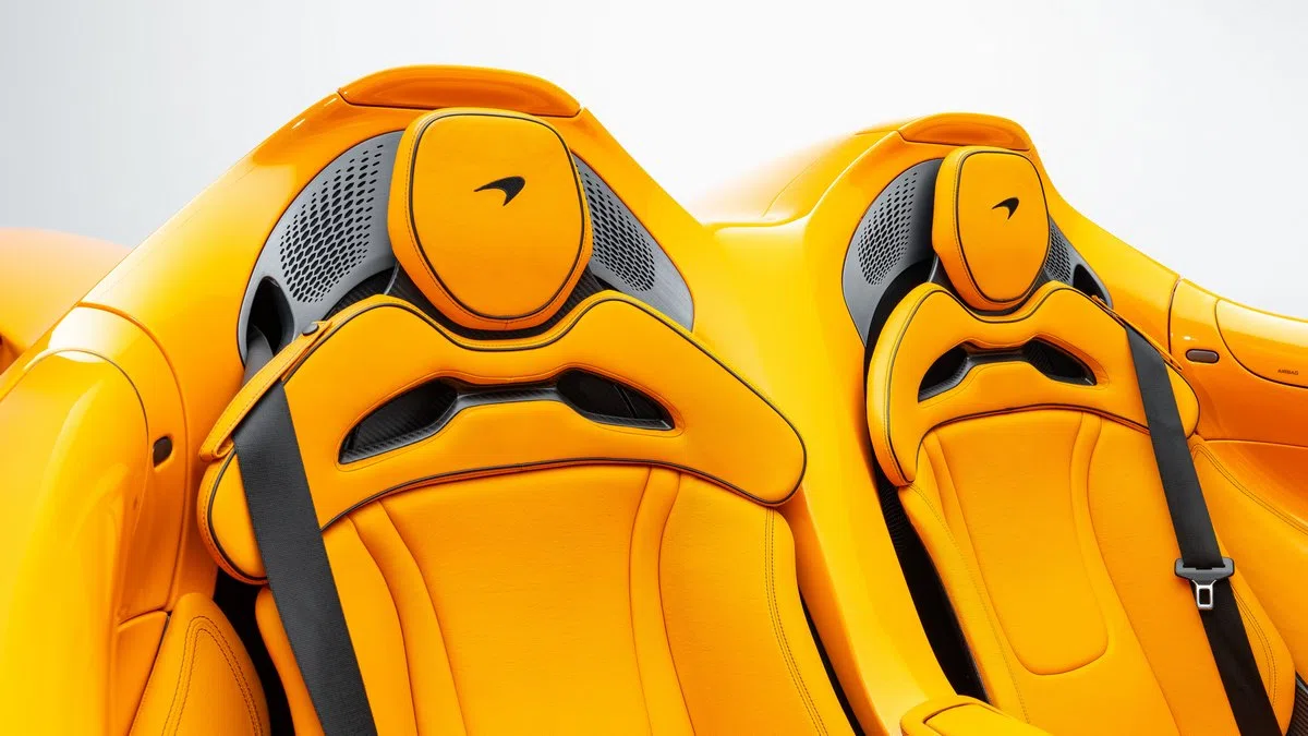 2021 McLaren Elva interior, seats