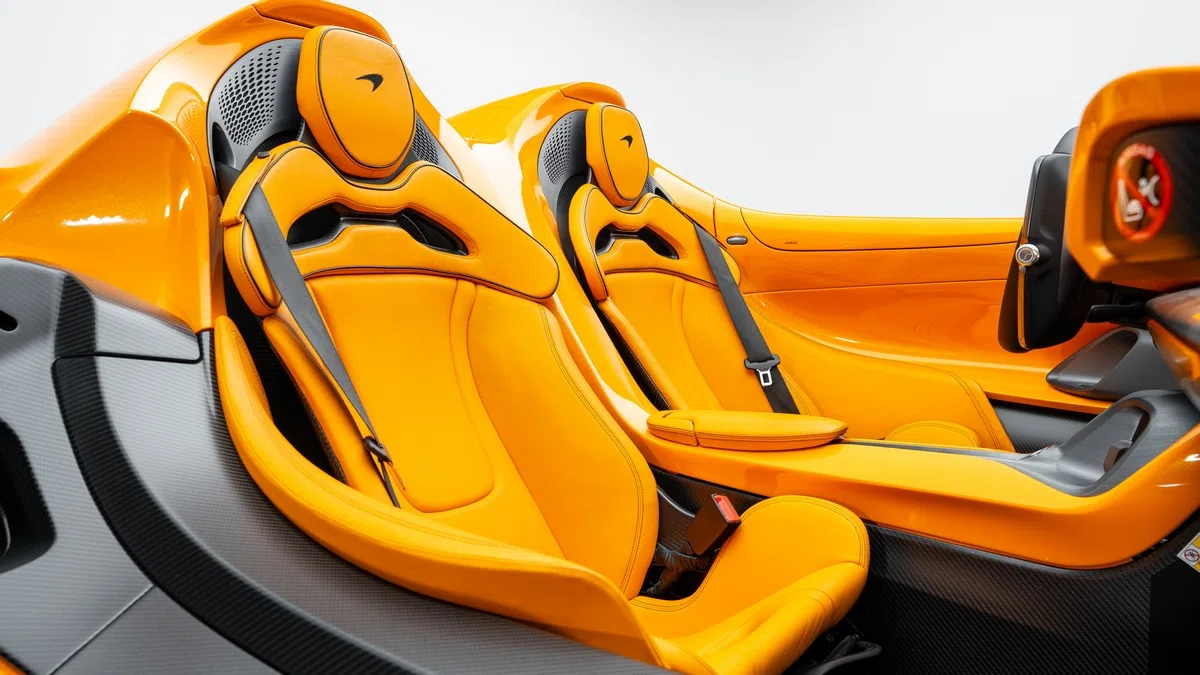 2021 McLaren Elva interior, seats
