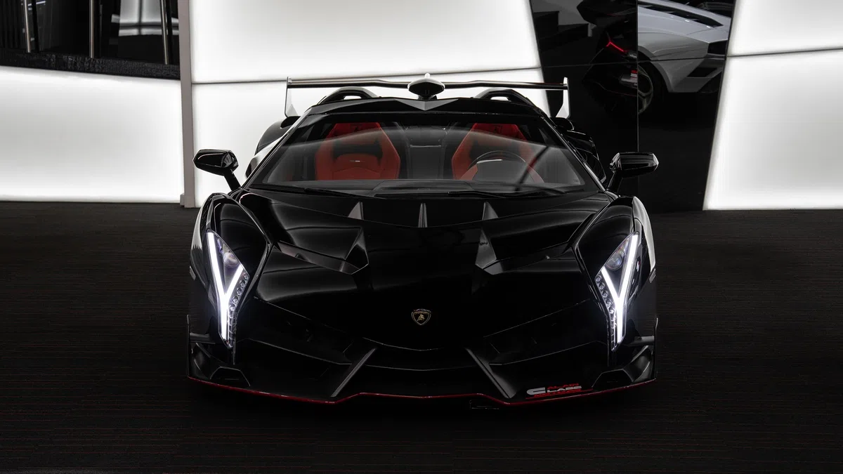 2015 Lamborghini Veneno Roadster for sale, exterior, Black