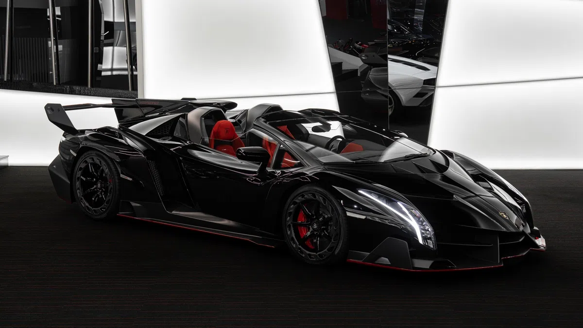 2015 Lamborghini Veneno Roadster for sale, exterior, Black