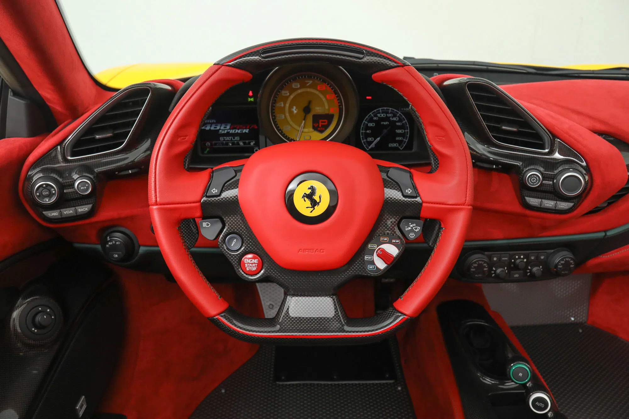 2020 Ferrari 488 Pista Spider interior