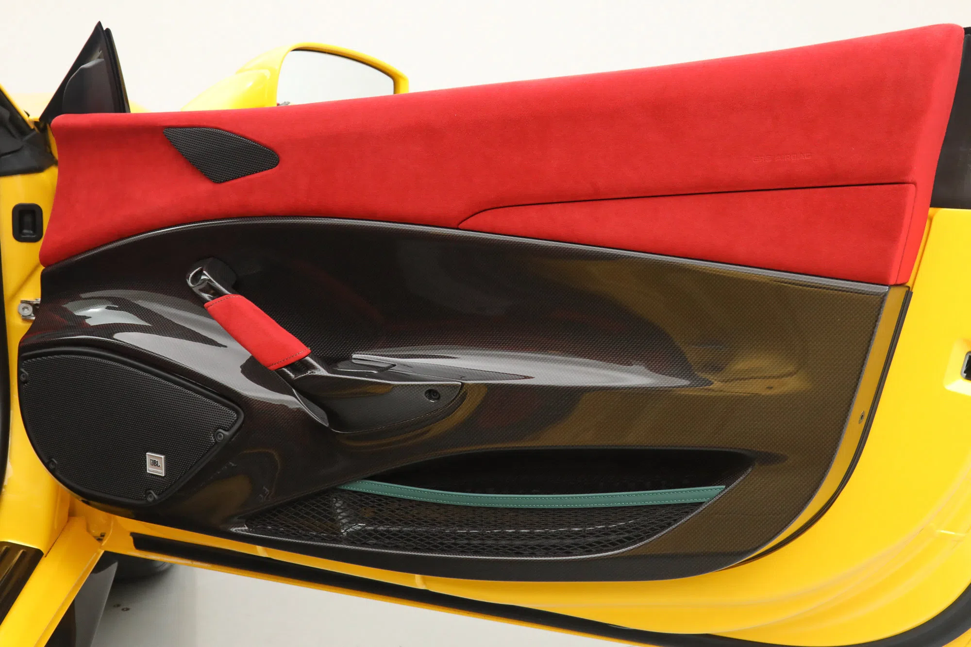 2020 Ferrari 488 Pista Spider interior, door panel