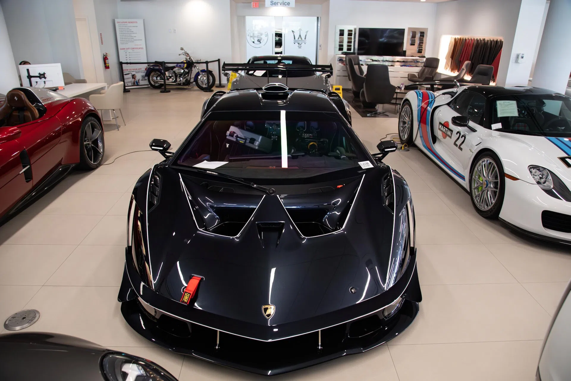 2022 Lamborghini Essenza SCV12 for sale, exterior, Black
