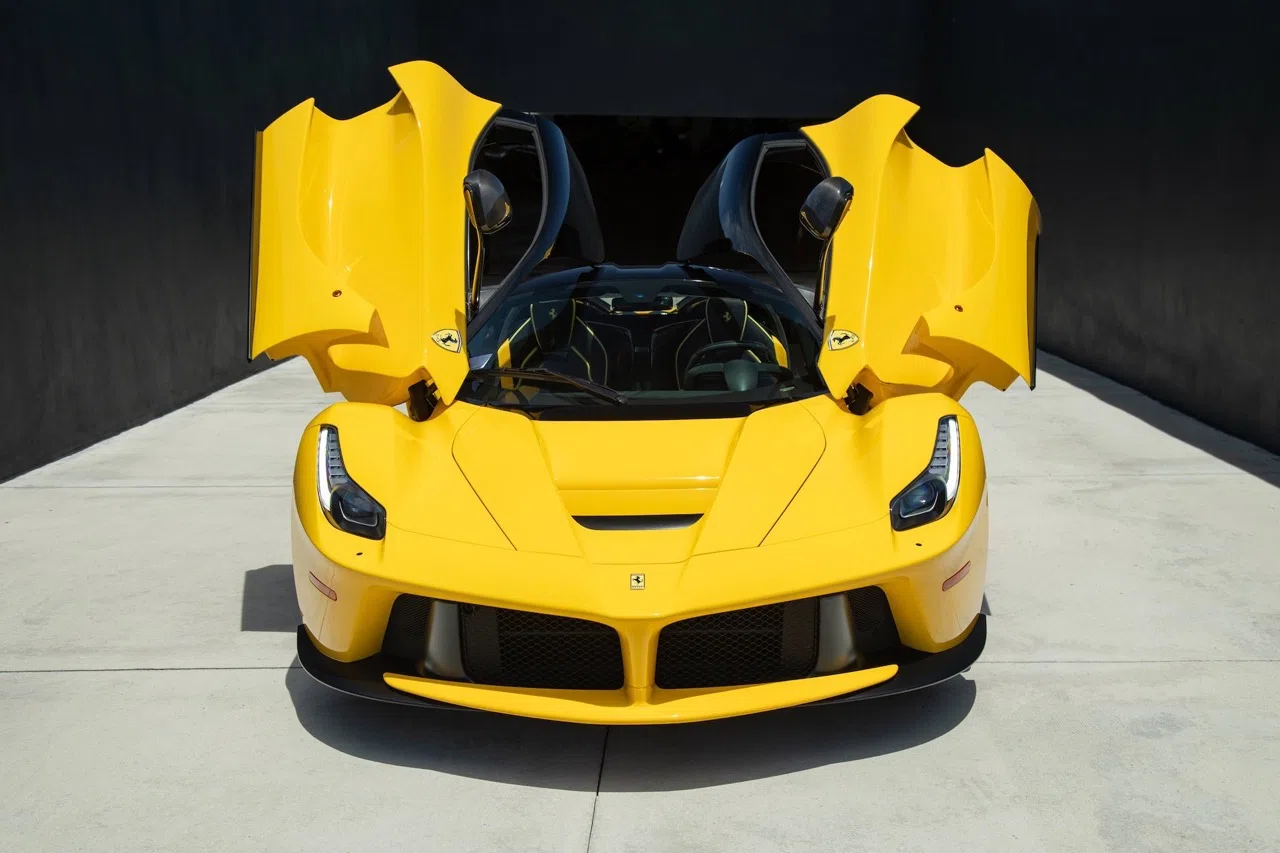 2014 `Ferrari LaFerrari for sale, exterior, Yellow