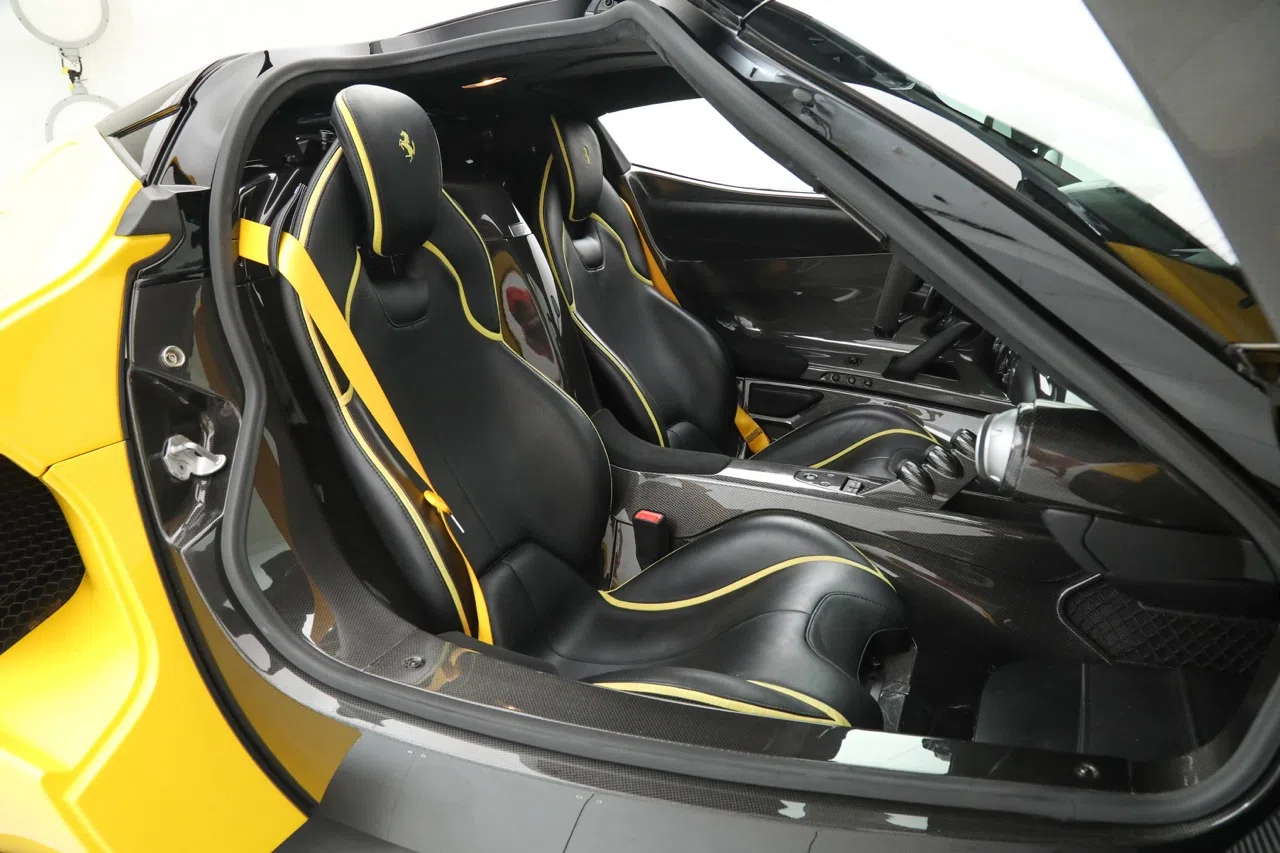2014 `Ferrari LaFerrari interior, seats, Black