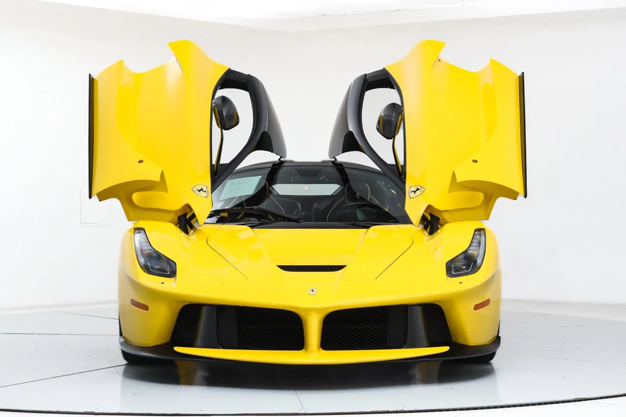 2014 `Ferrari LaFerrari for sale, exterior, Yellow