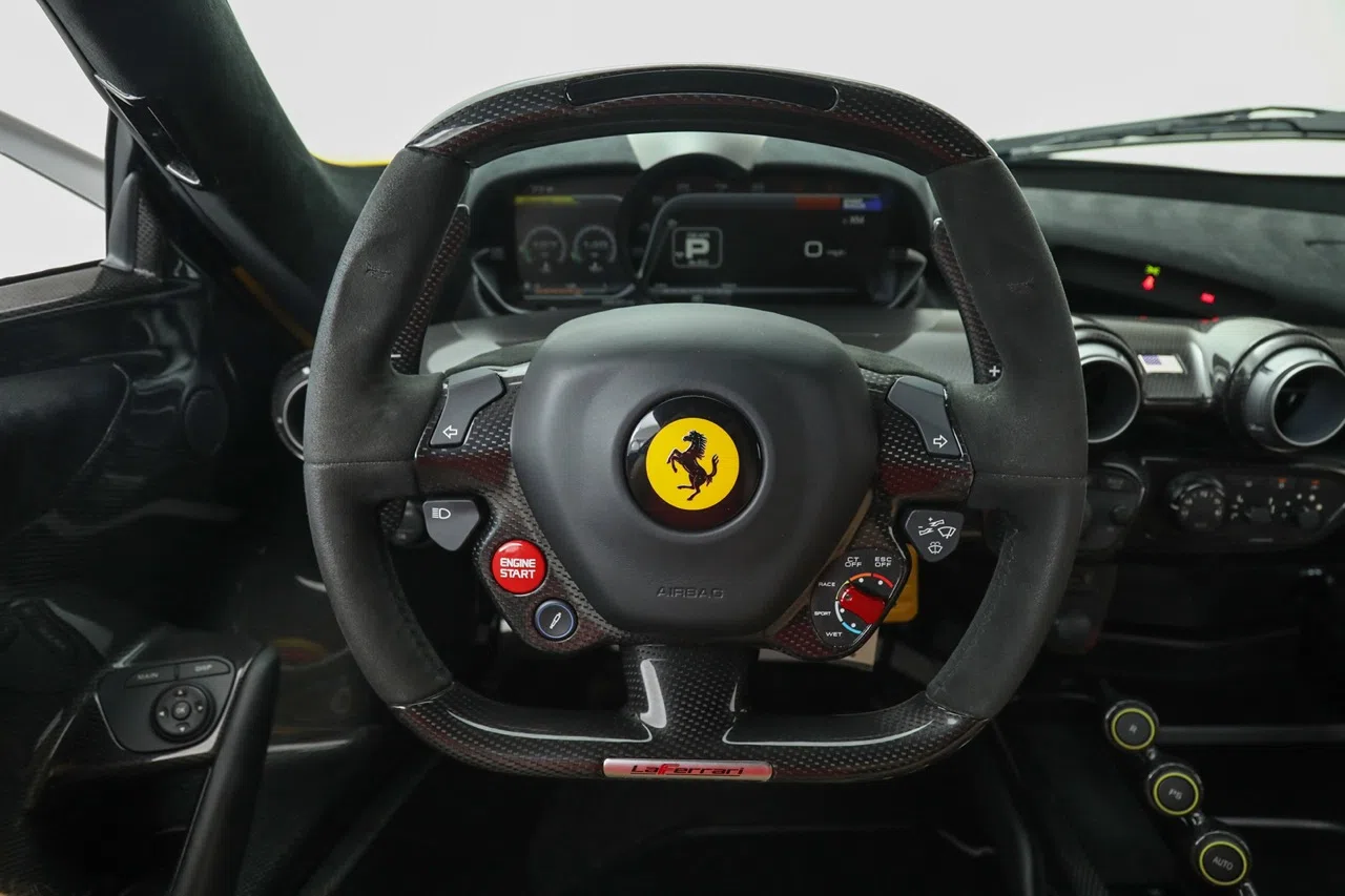 2014 `Ferrari LaFerrari interior, Black