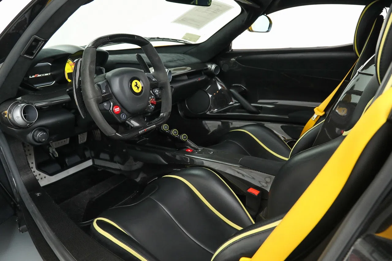 2014 `Ferrari LaFerrari interior, Black