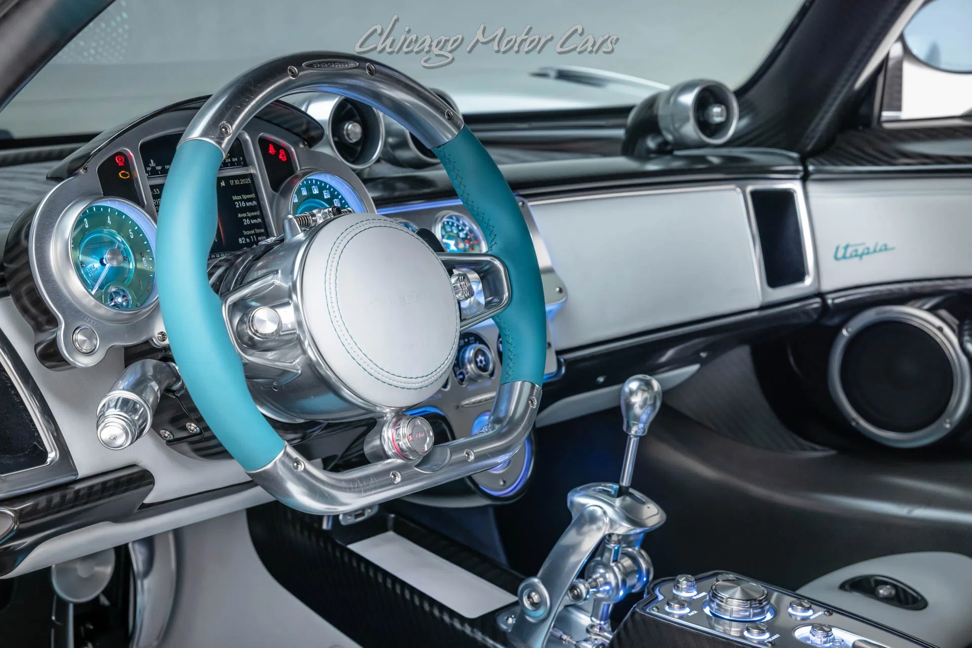 2024 Pagani Utopia interior, White