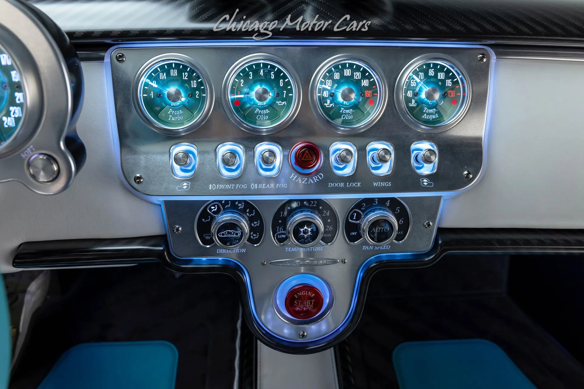 2024 Pagani Utopia interior, White