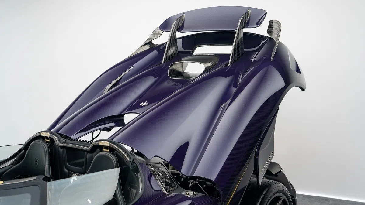 2019 Koenigsegg Regera for sale, exterior, Purple Carbon